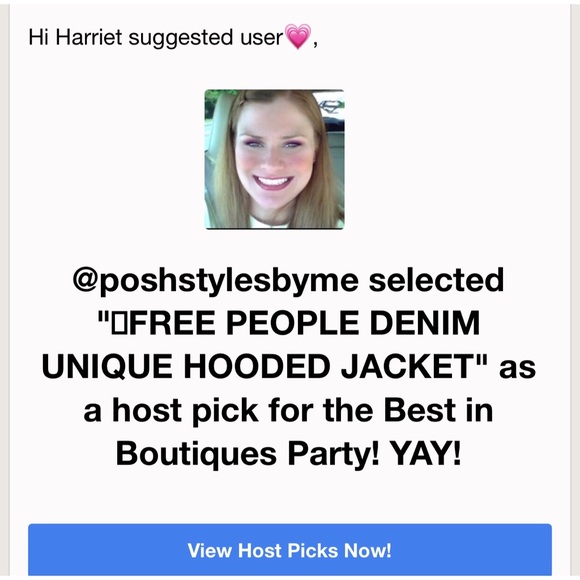 HP FREE PEOPLE DENIM UNIQUE HOODED JACKET/SALE - Picture 3 of 4